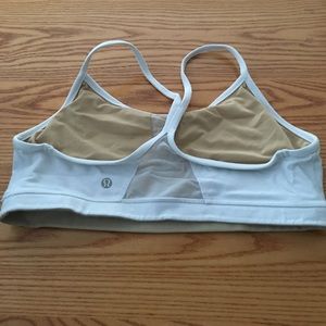 White size 10 lululemon sports bra